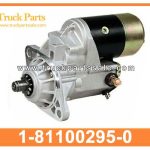 Starter Motor 1-81100295-0 8-97602167-1 1811002950 8976021671 1-81100-295-0 8-97602-167-1 for ISUZU FSR 6HH1 FVR 6HE1 Motor de arranque
