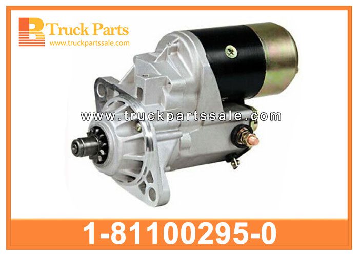 Starter Motor 1-81100295-0 8-97602167-1 1811002950 8976021671 1-81100-295-0 8-97602-167-1 for ISUZU FSR 6HH1 FVR 6HE1 Motor de arranque