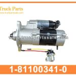 Starter Motor 1-81100341-0 1811003410 1-81100-341-0 for ISUZU EXZ 6WG1 Motor de arranque