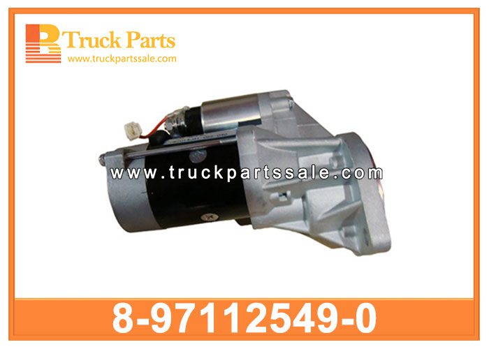 Starter Motor 8-97112549-0 8971125490 8-97112-549-0 for ISUZU NHR NKR 100P TFR Motor de arranque