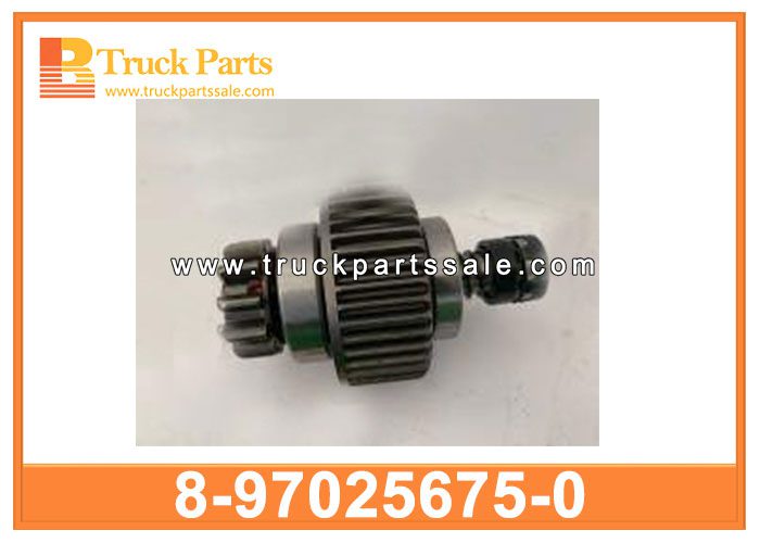 Starter Pinion Clutch Gear 8-97025675-0 8970256750 8-97025-675-0 for ISUZU NKR NLR NPR 4HF1 4HG1 Equipo de embrague de pi ??n de arranque
