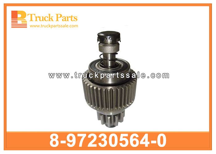 Starter Pinion Gear Assembly 8-97230564-0 8972305640 8-97230-564-0 for ISUZU 700P NPR NKR 4HK1 4HE1T Conjunto de engranaje de pi ??n de arranque