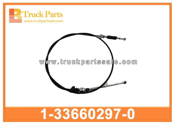 TRANSMISSION SELECT CABLE 1-33660297-0 1336602970 1-33660-297-0 for ISUZU FSR113 Cable de selecci??n de transmisi??n