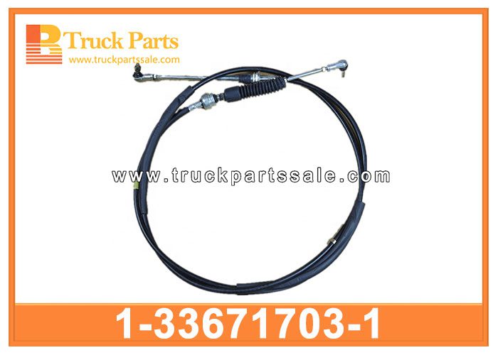 TRANSMISSION SELECT CABLE 1-33671703-1 1336717031 1-33671-703-1 for ISUZU FVZ 6HK1 Cable de selecci??n de transmisi??n