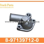Thermostat Housing Cover 8-97139712-0 8971397120 8-97139-712-0 for ISUZU TFR NHR NKR Cubierta de la carcasa del termostato