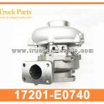 Turbocharger 17201-E0740 17201E0740 for HINO N04C 300 E5 Turbocompresor