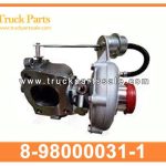 Turbocharger with turbo kit 8-98000031-1 8980000311 8-98000-031-1 for ISUZU NQR 700P 4HK1 Turbocompresor con turbo kit