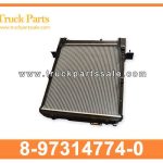 Water Radiator Asm 8-97314774-0 8973147740 8-97314-774-0 for ISUZU 600P Radiador de agua ASM