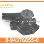 Water pump 8-94376855-0 8943768550 8-94376-855-0 for ISUZU JMC NKR 4JB1 4JB1T Bomba de agua
