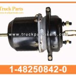 air brake chamber 1-48250842-0 1-48250841-0 1482508420 1482508410 1-48250-842-0 1-48250-841-0 for ISUZU CXZ 6WF1 EUR02 c??mara de freno de aire