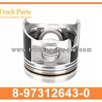 alfin piston 8-97312643-0 8973126430 8-97312-643-0 for ISUZU 4HL1 ELF truck pist??n