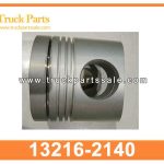 alfin piston and piston ring 13216-2140 132162140 for HINO 700 tractor truck K13C K13D anillo de pist??n y pist??n