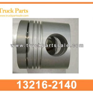 alfin piston and piston ring 13216-2140 132162140 for HINO 700 tractor truck K13C K13D