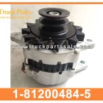 alternator and generator 24V 50A 60A 80A 1-81200484-5 1812004845 1-81200-484-5 for ISUZU CXZ 6WF1 10PE1 10PD1 6WA1 Alternador y generador