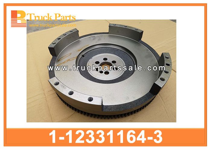 auto engine flywheel with fly wheel ring gear 1-12331164-3 1123311643 1-12331-164-3 for ISUZU FTR JUSTON 6BG1 volante de motor autom??tico con equipo de anillo de rueda de mosca