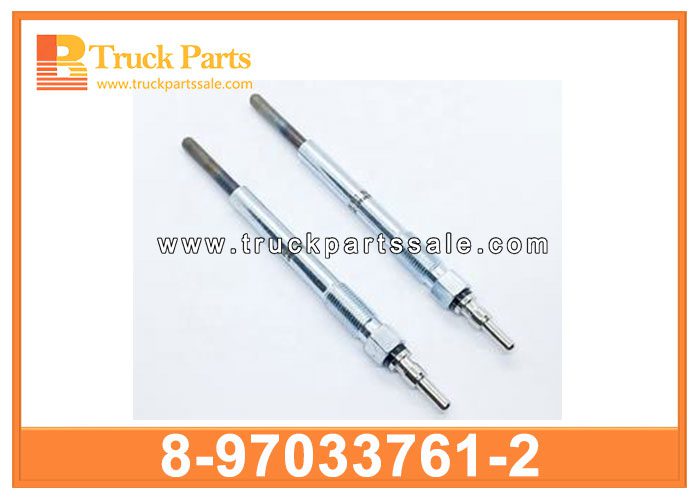 auto ignition 24V 12V glow plug 8-97033761-2 8970337612 8-97033-761-2 for ISUZU NPR NKR NHR ELF truck encendido autom??tico