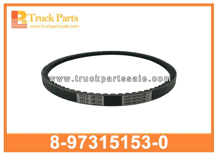 cooling fan v belt 8-97315153-0 8-97315-153-0 8973151530 for ISUZU cintur??n de ventilador de enfriamiento