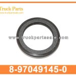 crankshaft front oil seal 8-97049145-0 8970491450 8-97049-145-0 for ISUZU NHR NKR 100P sello de aceite delantero del cig??e al