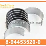 crankshaft thrust washer 8-94453520-0 8-97383740-0 8944535200 8973837400 8-94453-520-0 8-97383-740-0 for ISUZU NKR 4JB1 C240 4JJ1 arandela de empuje del cig??e al