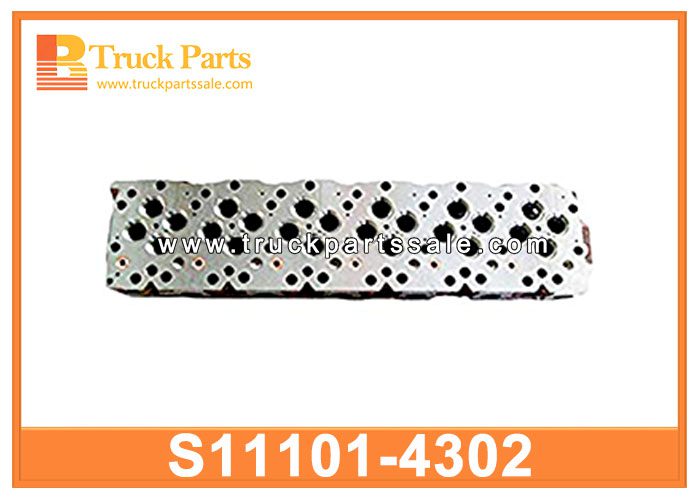 cylinder head S11101-4302 S111014302 for HINO 500 FM2P P11C cabeza de cilindro