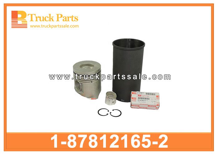 cylinder liner kit 1-87812165-2 1878121652 1-87812-165-2 for ISUZU FVZ 6HK1 kit de revestimiento de cilindro