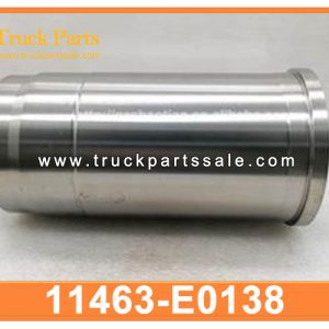 cylinder liner sleeve 11463-E0138 11463E0138 for HINO 500 FM2P P11C manga de revestimiento de cilindro كأس بطانة الأكمام