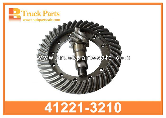 differential final drive gear set 7X41 41221-3210 412213210 for HINO PROFIA ZS700 E13C Conjunto de engranajes de accionamiento final diferencial