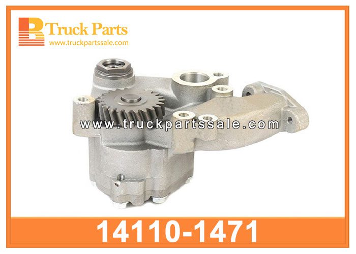 engine gear oil pump 14110-1471 141101471 for HINO EM100 bomba de aceite de engranaje del motor