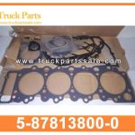 engine overhaul gasket set 5-87813800-0 5878138000 5-87813-800-0 for ISUZU NPR NQR ELF truck Juego de juntas de revisi??n del motor