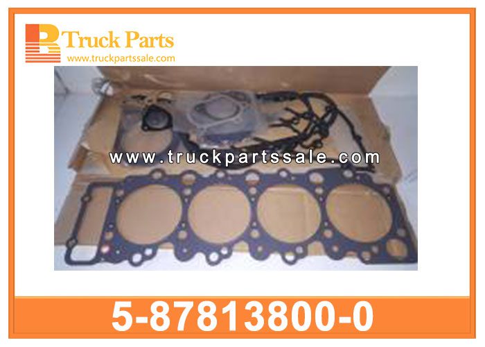 engine overhaul gasket set 5-87813800-0 5878138000 5-87813-800-0 for ISUZU NPR NQR ELF truck Juego de juntas de revisi??n del motor