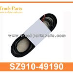 fan belt alternator alternator belt SZ910-49190 SZ91049190 for HINO 700 P11C SS2P cintur??n del alternador alternador del ventilador