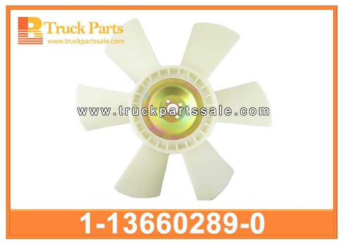 fan blade 10 blades 1-13660289-0 1136602890 1-13660-289-0 for ISUZU EX200 6BG1 aspa del ventilador