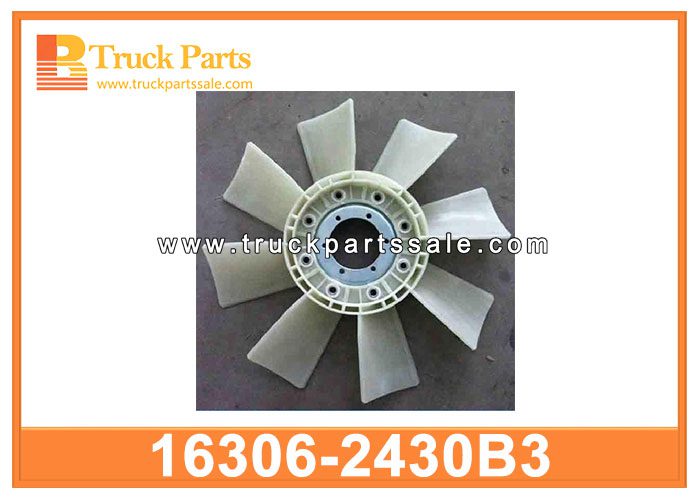 fan blade 16306-2430B3 163062430B3 for HINO 700 500 FM2P 911C aspa del ventilador