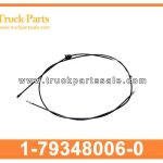front fender cable 1-79348006-0 1793480060 1-79348-006-0 for ISUZU FVR96 cable de guardabarros delanteros