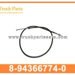 hand brake line left 8-94366774-0 8943667740 8-94366-774-0 for ISUZU l??nea de freno de mano