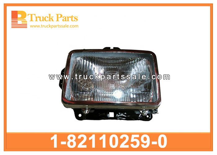 head lamp assembly R outdoor 1-82110259-0 1821102590 1-82110-259-0 for ISUZU FVR96 ensamblaje de la l??mpara de cabeza