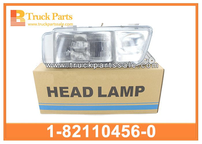 head lamp with headlamp rim 1-82110456-0 1821104560 1-82110-456-0 for ISUZU CXZ EXR CYZ CYH GIGA truck L??mpara de cabeza con borde delantero