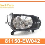 head light 81150-EW042 81110-EW042 81150EW042 81110EW042 for HINO 500 euro4 luz de la cabeza