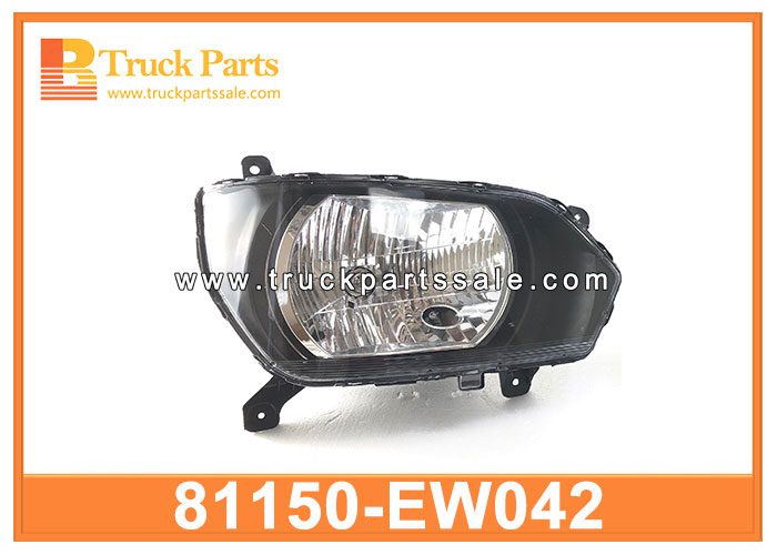 head light 81150-EW042 81110-EW042 81150EW042 81110EW042 for HINO 500 euro4 luz de la cabeza