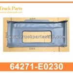 interior parts back decoration 64271-E0230 64271E0230 for HINO 700 SERIES decoraci??n de la parte posterior de las piezas interiores