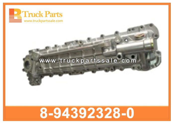 oil cooler cover 8-94392328-0 8943923280 8-94392-328-0 for ISUZU FVR 6HH1 cubierta de enfriador de aceite