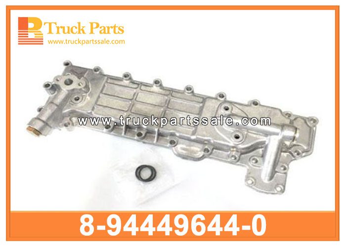oil cooler cover 8-94449644-0 8944496440 8-94449-644-0 for ISUZU NPR 4BG1 cubierta de enfriador de aceite