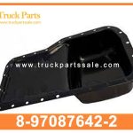oil drain pan with gasket 8-97087642-2 8970876422 8-97087-642-2 for ISUZU ELF NPR NKR bandeja de drenaje de aceite con junta