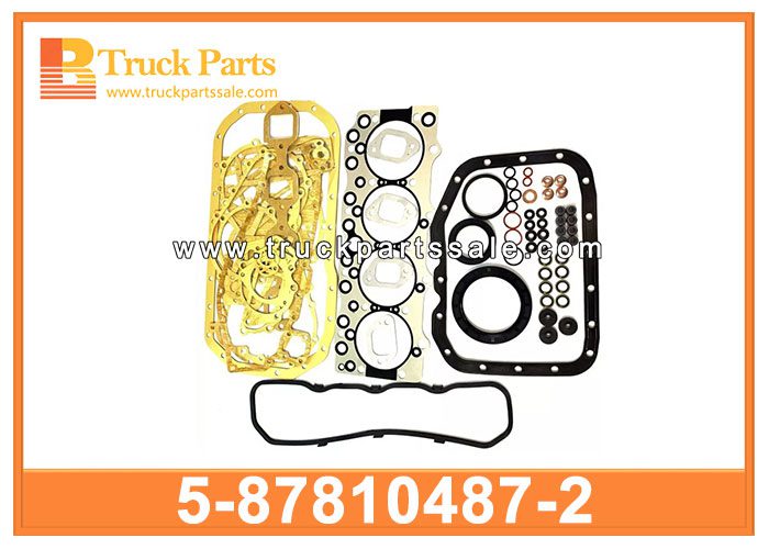 overhaul Gasket full gasket set 5-87810487-2 5878104872 5-87810-487-2 for ISUZU NPR 4BG1 4BE1 Junta de junta completa de revisi??n