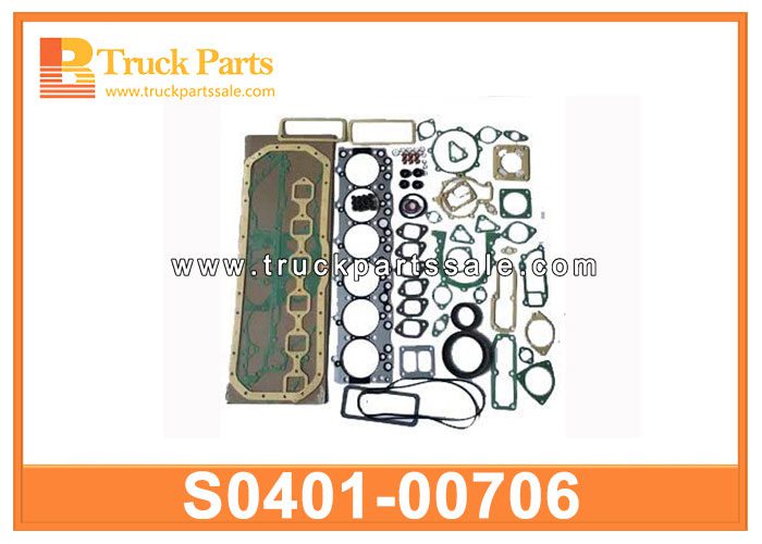 overhaul gasket set S0401-00706 S040100706 for HINO 500 J08C Juego de juntas de revisi??n