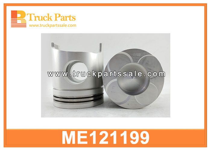 piston and piston ring ME121199 for MITSUBISHI FUSO 6D40 anillo de pist??n y pist??n