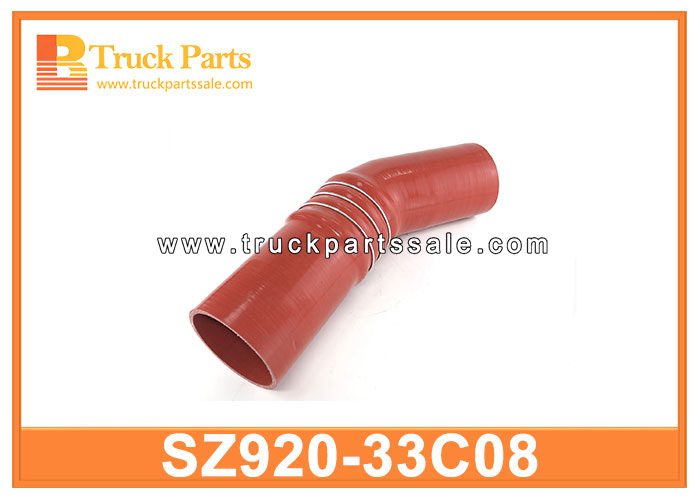 radiator intercooler pipe SZ920-33C08 SZ92033C08 for HINO SS2P SH2P tuber??a intercooler del radiador