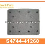 rear brake lining S4744-41260 S474441260 for HINO 700 series Profia Model P11C revestimiento del freno trasero
