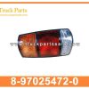 rear tail lamp R 8-97025472-0 8970254720 8-97025-472-0 for ISUZU TFR-96 l??mpara trasera