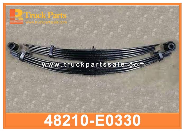rear trailer truck suspension leaf spring assy 48210-E0330 48210E0330 for HINO 500 RANGER Assy de resorte de hoja de suspensi??n